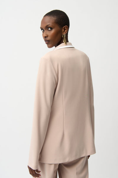 Joseph Ribkoff Blazer aderente in maglia effetto seta con bordi a contrasto Capispalla Donna - Boutique Luisa Trendy