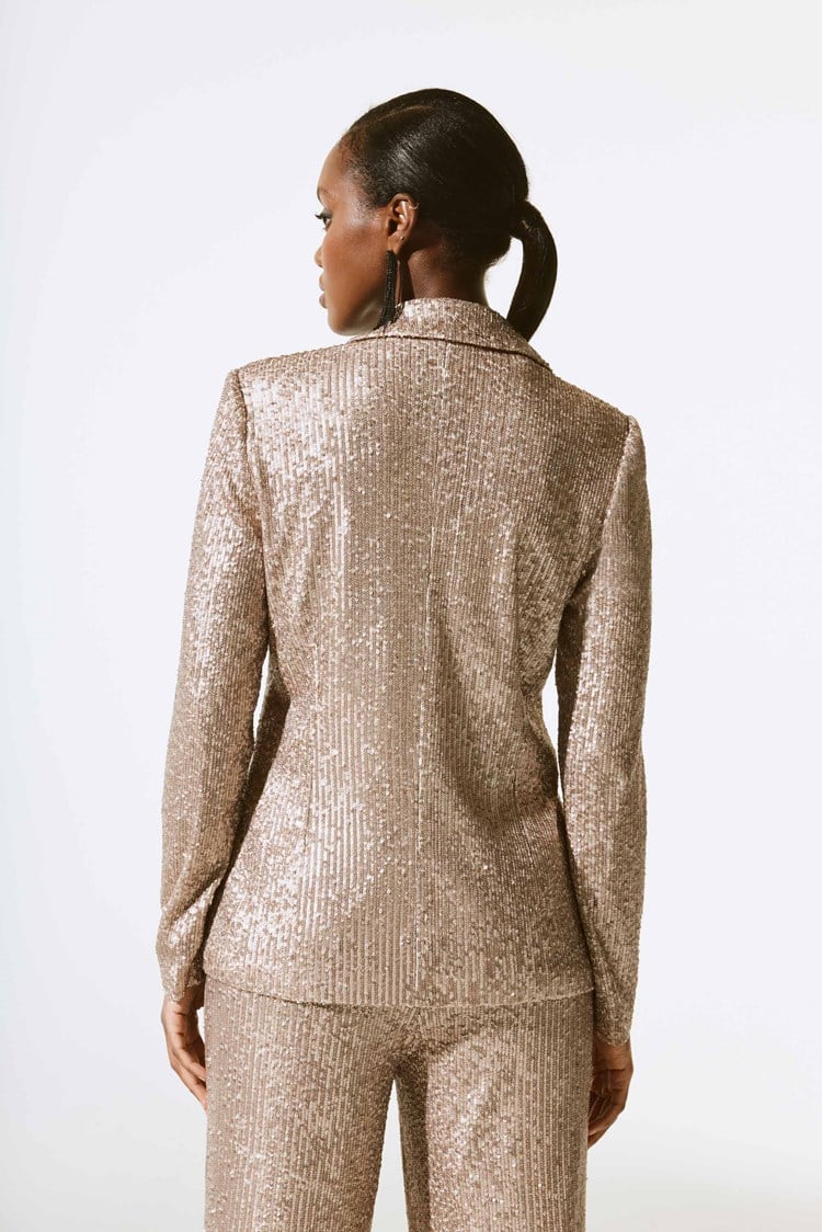 Joseph Ribkoff Blazer dritto con paillettes Capispalla Donna - Boutique Luisa Trendy