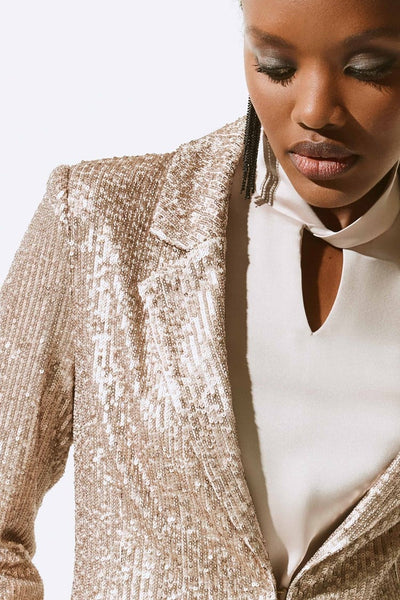 Joseph Ribkoff Blazer dritto con paillettes Capispalla Donna - Boutique Luisa Trendy