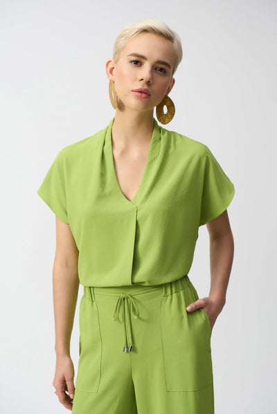 Joseph Ribkoff Blusa in tessuto scollo a V Bluse e camicie - Boutique Luisa Trendy
