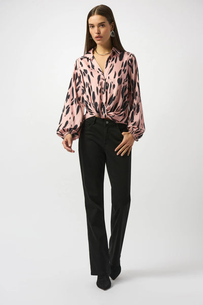 Joseph Ribkoff Camicia in raso stampa animalier Bluse e camicie - Boutique Luisa Trendy