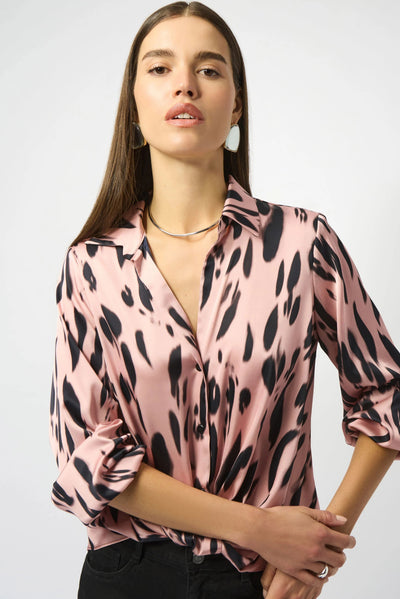 Joseph Ribkoff Camicia in raso stampa animalier Bluse e camicie - Boutique Luisa Trendy