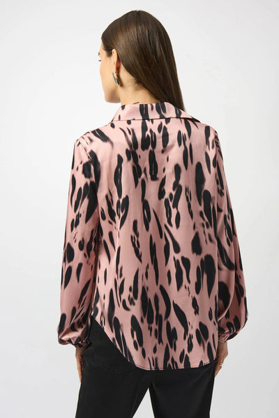 Joseph Ribkoff Camicia in raso stampa animalier Bluse e camicie - Boutique Luisa Trendy