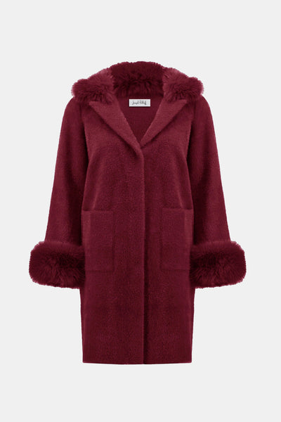 Joseph Ribkoff Cappotto teddy con eco pelliccia Capispalla Donna - Boutique Luisa Trendy