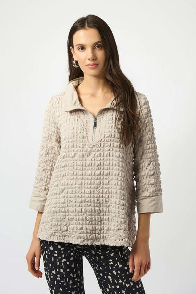 Joseph Ribkoff Felpa a trapezio in jacquard a bolle Felpa - Boutique Luisa Trendy