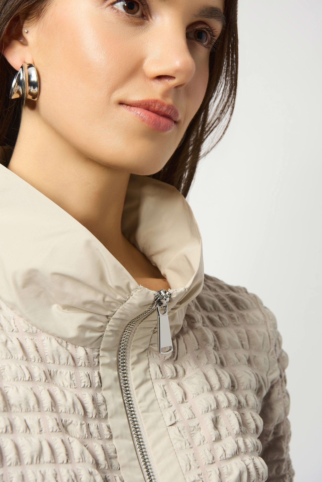 Joseph Ribkoff Felpa a trapezio in jacquard a bolle Felpa - Boutique Luisa Trendy
