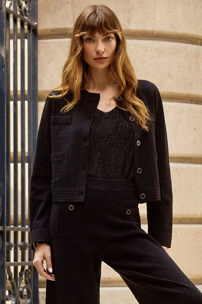 Joseph Ribkoff Giacca in maglia con girocollo e con bottoni sul davanti Maglie e cardigan Donna - Boutique Luisa Trendy