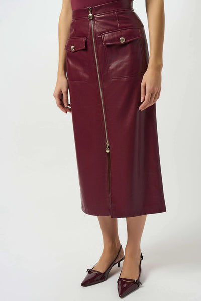 Joseph Ribkoff Gonna longuette in similpelle Gonna - Boutique Luisa Trendy