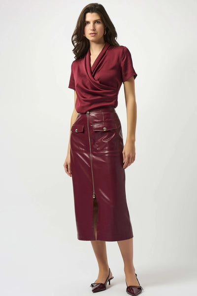 Joseph Ribkoff Gonna longuette in similpelle Gonna - Boutique Luisa Trendy