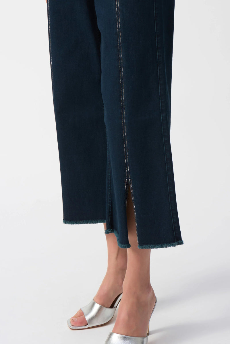 Joseph Ribkoff Jeans culotte con orlo decorato sul davanti Jeans - Boutique Luisa Trendy