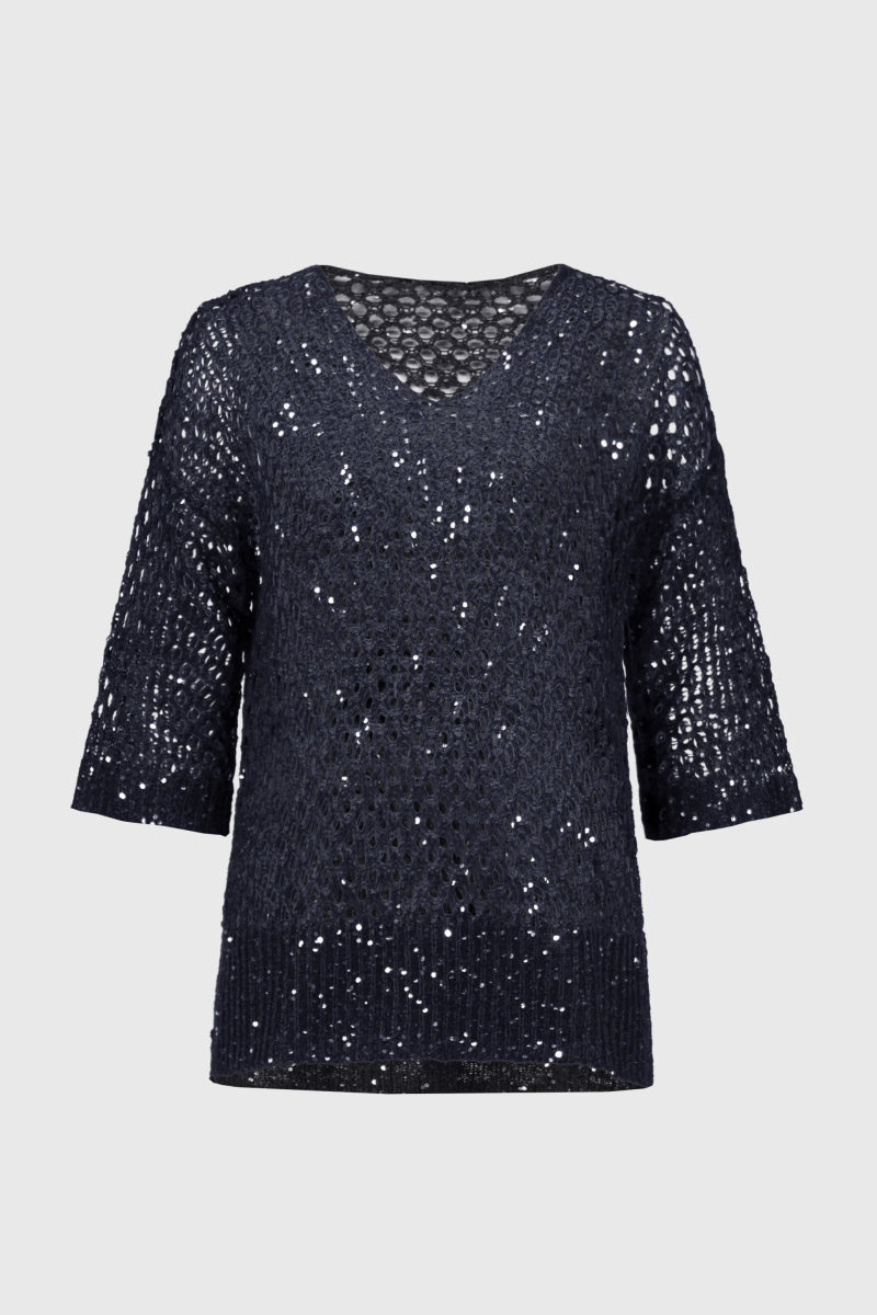 Joseph Ribkoff Maglia traforata con paillettes Maglie e cardigan Donna - Boutique Luisa Trendy