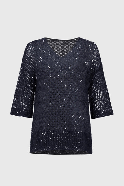 Joseph Ribkoff Maglia traforata con paillettes Maglie e cardigan Donna - Boutique Luisa Trendy