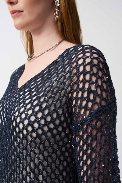 Joseph Ribkoff Maglia traforata con paillettes Maglie e cardigan Donna - Boutique Luisa Trendy