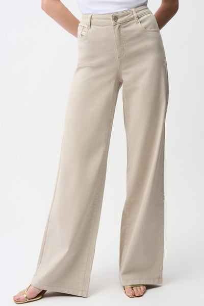 Joseph Ribkoff Pantalone 5 tasche in denim gamba larga Pantalone Donna - Boutique Luisa Trendy