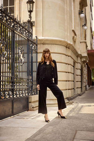 Joseph Ribkoff Pantalone cropped in maglia Pantalone Donna - Boutique Luisa Trendy