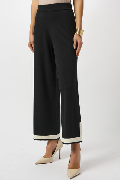 Joseph Ribkoff Pantalone cropped n maglia con bordi a contrasto Pantalone Donna - Boutique Luisa Trendy