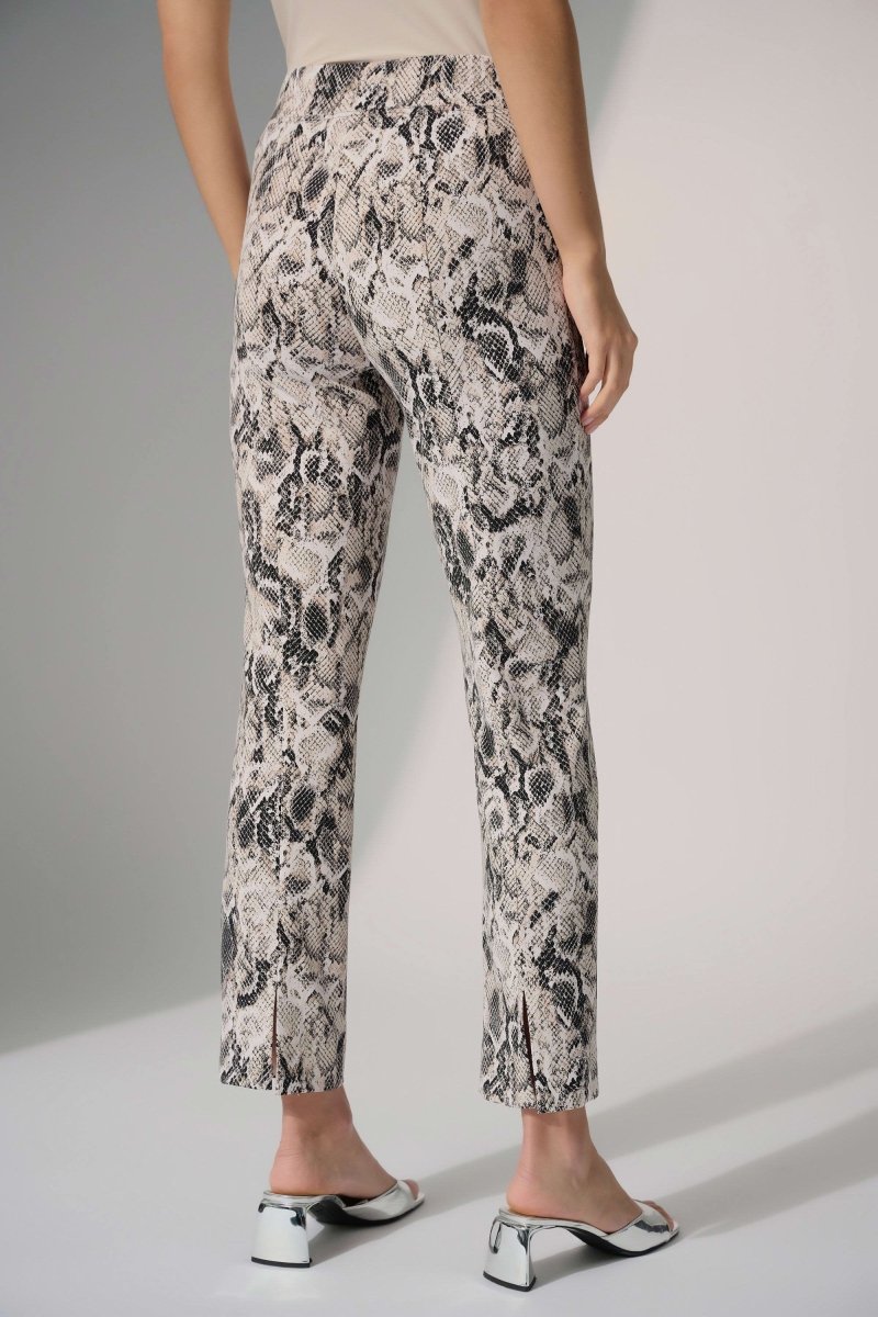Joseph Ribkoff Pantaloni dritti in maglia con stampa pitonata Pantalone Donna - Boutique Luisa Trendy