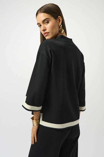 Joseph Ribkoff Polo in maglia con bordi a contrasto Maglie e cardigan Donna - Boutique Luisa Trendy