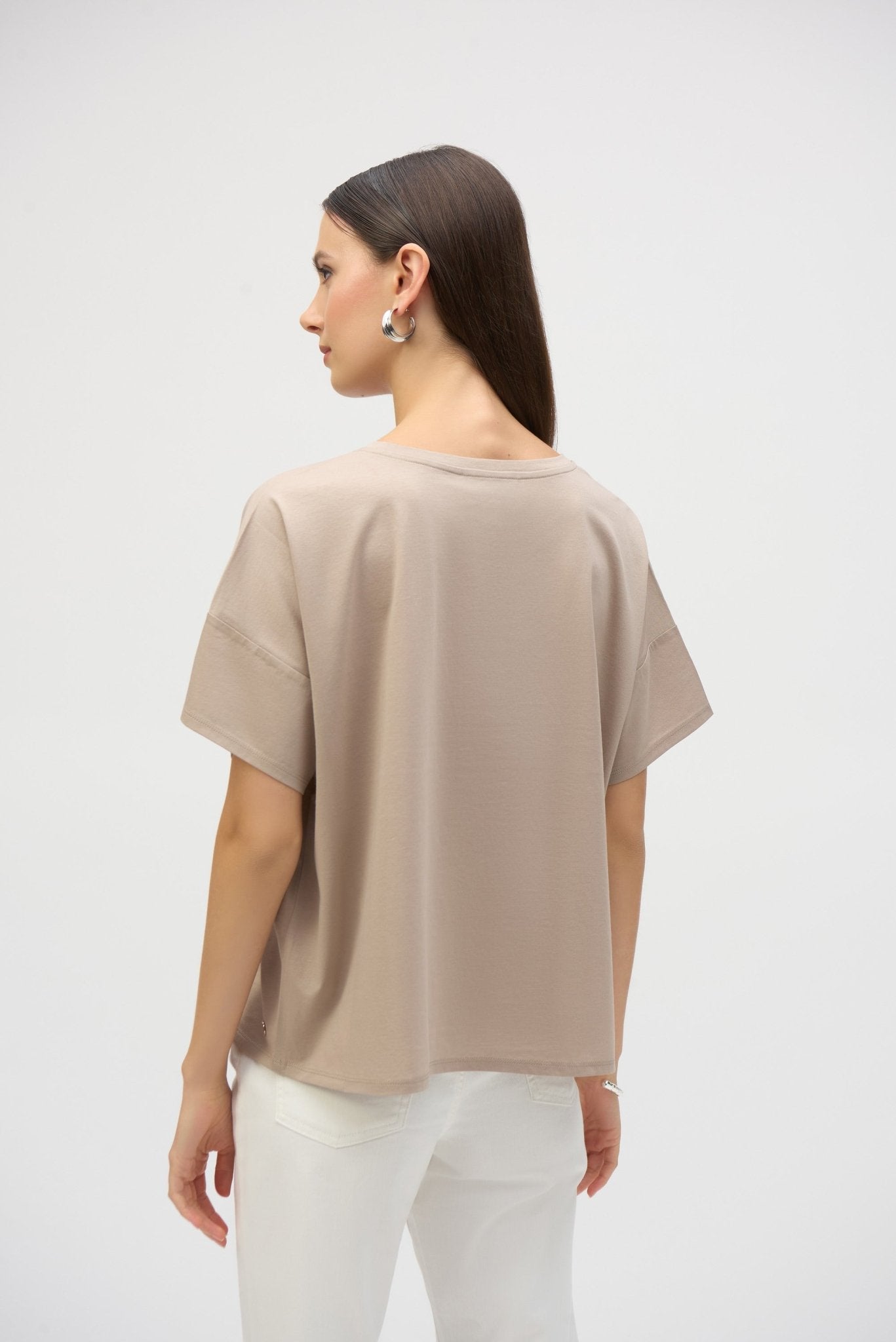 Joseph Ribkoff T-shirt squadrata in cotone biologico T-Shirt e top - Boutique Luisa Trendy