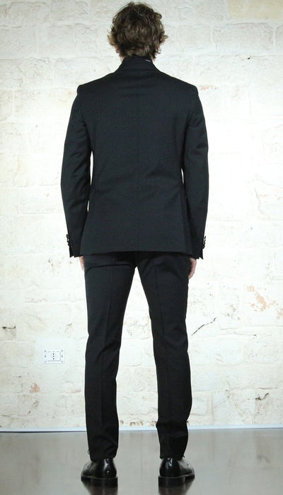 Manuel Ritz Abito doppiopetto con revers in raso Abiti e giacche - Boutique Luisa Trendy