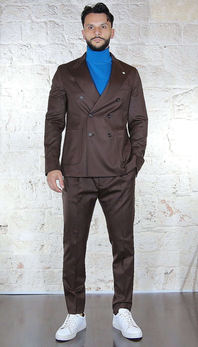 Manuel Ritz Abito doppiopetto in lana Abiti e giacche - Boutique Luisa Trendy