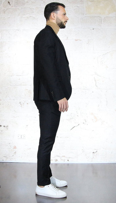 Manuel Ritz Abito nero in lana stretch Abiti e giacche - Boutique Luisa Trendy