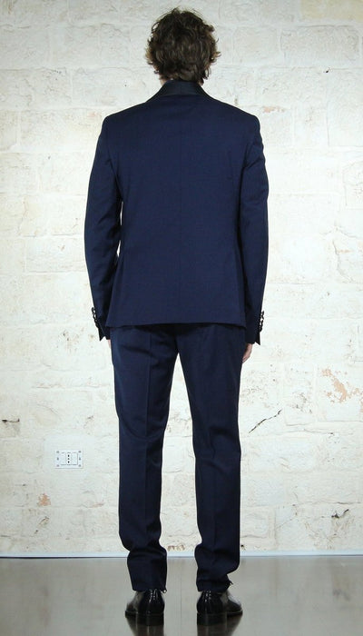Manuel Ritz Abito Smoking blu collo sciallato Abiti e giacche - Boutique Luisa Trendy