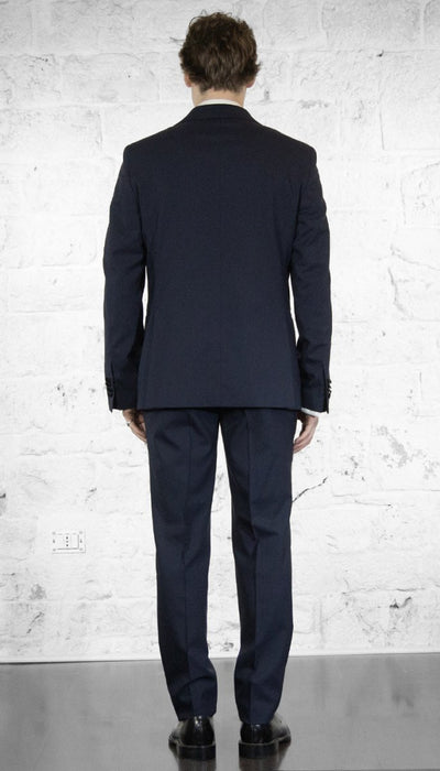Manuel Ritz Abito smoking con gilet in lana stretch blu Abiti e giacche - Boutique Luisa Trendy