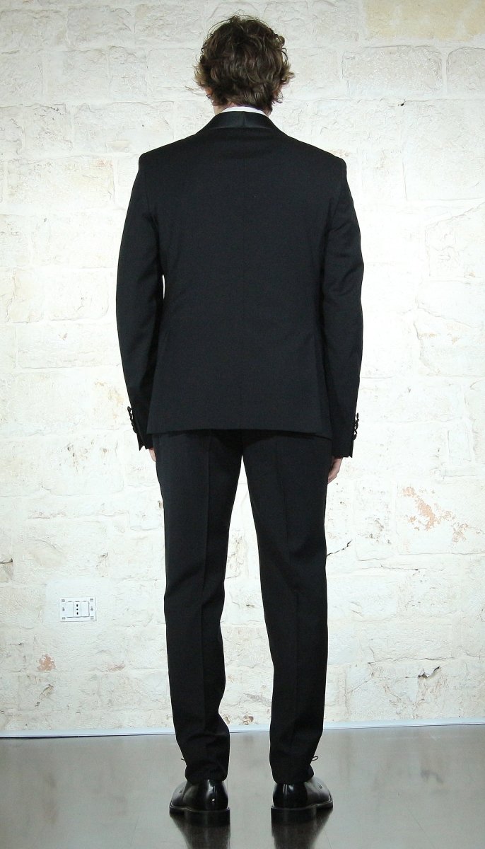 Manuel Ritz Abito Smoking nero collo sciallato Abiti e giacche - Boutique Luisa Trendy