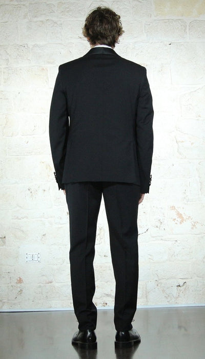 Manuel Ritz Abito Smoking nero collo sciallato Abiti e giacche - Boutique Luisa Trendy