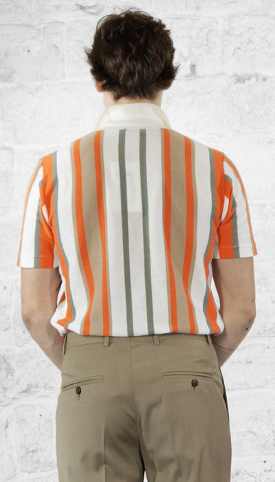 Manuel Ritz Camicia in filo di cotone a righe T-shirt e Polo - Boutique Luisa Trendy