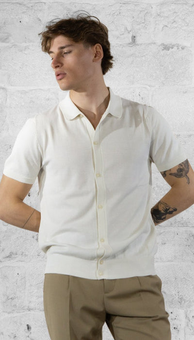 Manuel Ritz Camicia in maglia di cotone rasato T-shirt e Polo - Boutique Luisa Trendy
