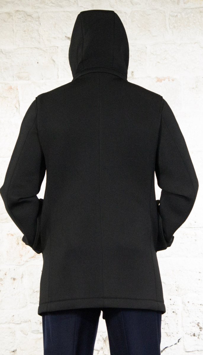 Manuel Ritz Cappotto imbottito jersey tecnico accoppiato nero Capispalla Uomo - Boutique Luisa Trendy