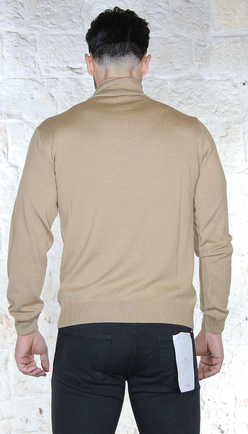 Manuel Ritz Dolcevita in lana con trama lavorata Maglie e cardigan uomo - Boutique Luisa Trendy