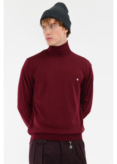 Manuel Ritz Dolcevita slim pura lana Maglie e cardigan uomo - Boutique Luisa Trendy