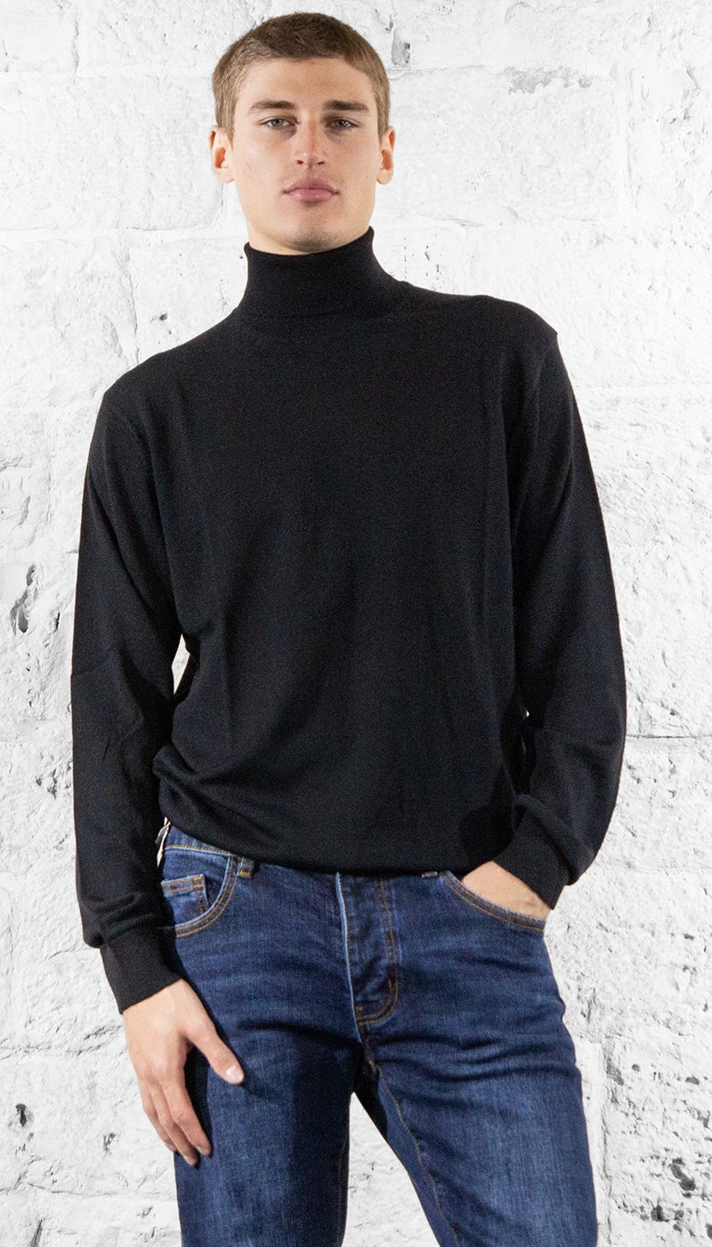 Manuel Ritz Dolcevita uomo in lana 3932M506 253800 Maglie e cardigan uomo - Boutique Luisa Trendy