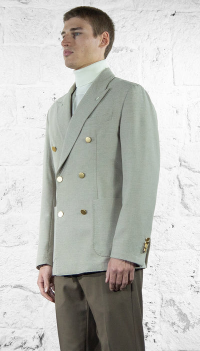 Manuel Ritz Giacca doppiopetto con bottoni oro misto lana Abiti e giacche - Boutique Luisa Trendy