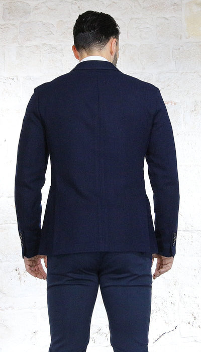Manuel Ritz Giacca doppiopetto tessuto spigato Abiti e giacche - Boutique Luisa Trendy