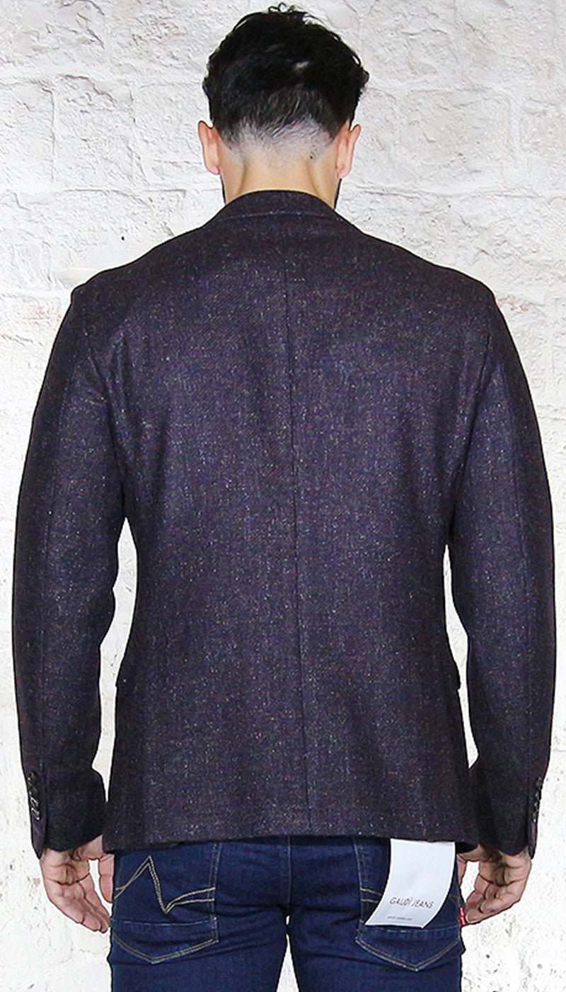 Manuel Ritz Giacca in lana bouclè bordeaux Abiti e giacche - Boutique Luisa Trendy
