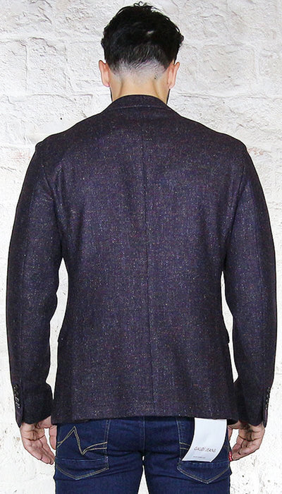 Manuel Ritz Giacca in lana bouclè bordeaux Abiti e giacche - Boutique Luisa Trendy
