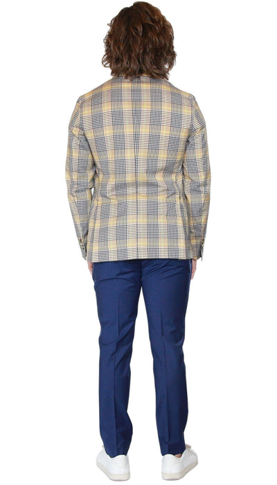 Manuel Ritz Giacca sfoderata in lana principe di galles Abiti e giacche - Boutique Luisa Trendy