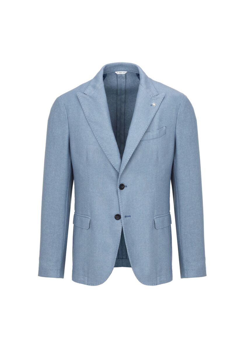 Manuel Ritz Giacca slim tinto capo diagonale in lana Abiti e giacche - Boutique Luisa Trendy