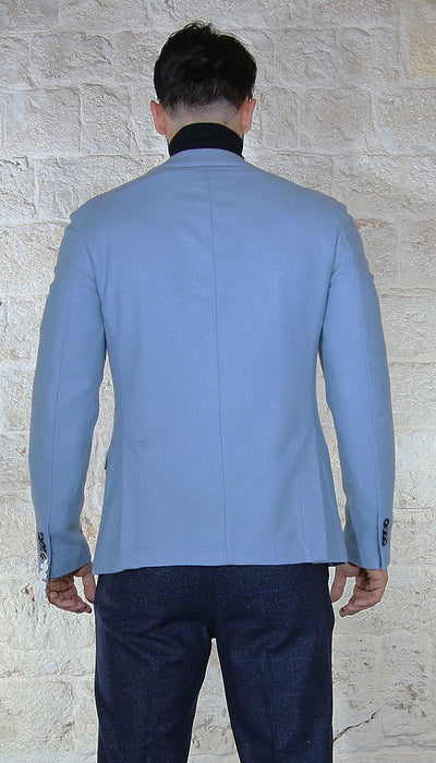 Manuel Ritz Giacca slim tinto capo diagonale in lana Abiti e giacche - Boutique Luisa Trendy