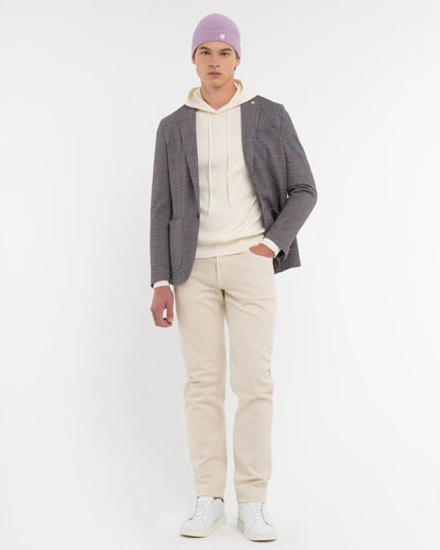 Manuel Ritz Maglia con cappuccio misto lana bianco Maglie e cardigan uomo - Boutique Luisa Trendy