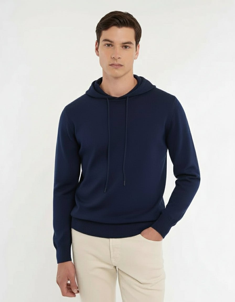 Manuel Ritz Maglia con cappuccio misto lana Maglie e cardigan uomo - Boutique Luisa Trendy