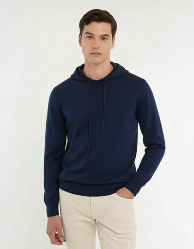 Manuel Ritz Maglia con cappuccio misto lana Maglie e cardigan uomo - Boutique Luisa Trendy