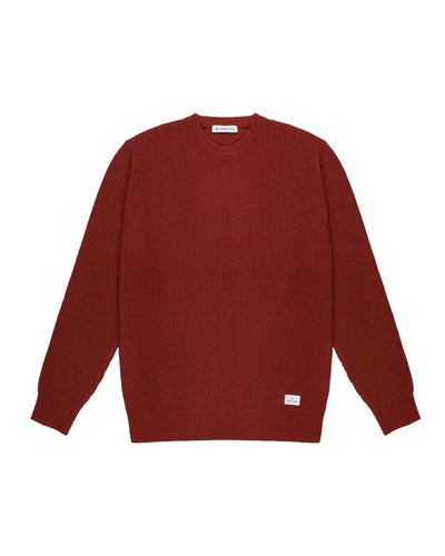 Manuel Ritz Maglia girocollo costa inglese misto lana marrone Maglie e cardigan uomo - Boutique Luisa Trendy