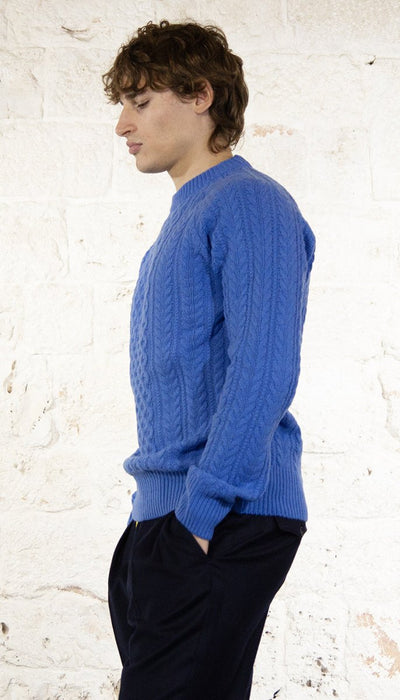 Manuel Ritz Maglia girocollo in lana cardata Maglie e cardigan uomo - Boutique Luisa Trendy