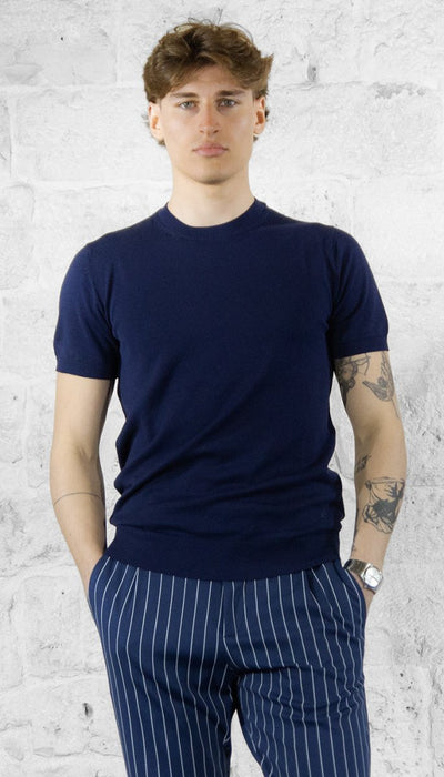 Manuel Ritz Maglia in filo di cotone maniche corte T-shirt e Polo - Boutique Luisa Trendy