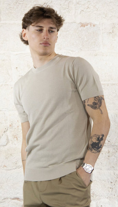 Manuel Ritz Maglia in filo di cotone maniche corte T-shirt e Polo - Boutique Luisa Trendy